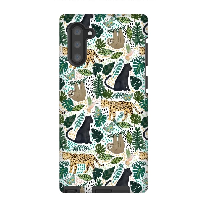 Galaxy Note 10 StrongFit Emerald Forest Animals by Tangerine-Tane