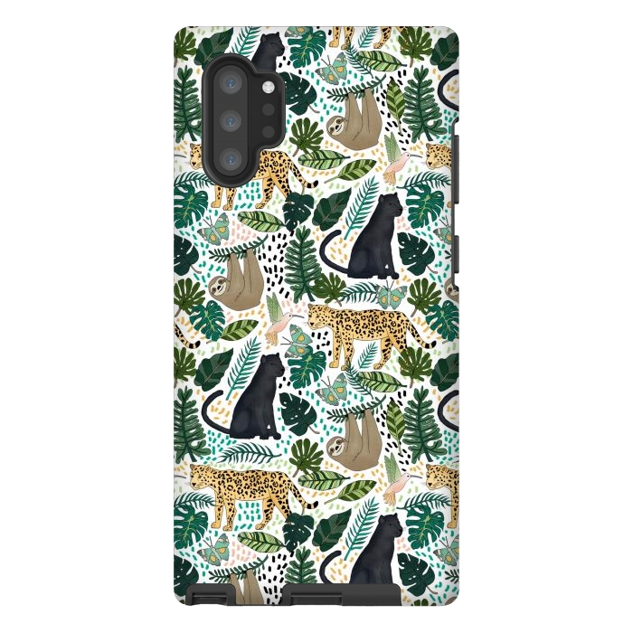 Galaxy Note 10 plus StrongFit Emerald Forest Animals by Tangerine-Tane