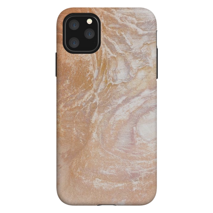 iPhone 11 Pro Max StrongFit Gold sandstone marble art by Oana 