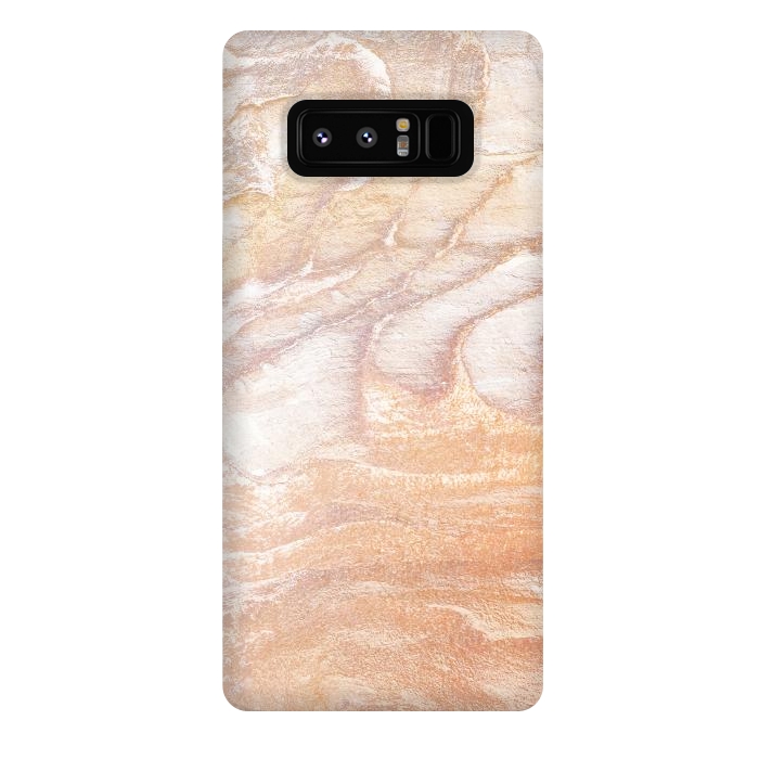 Galaxy Note 8 StrongFit Gold sandstone marble art by Oana 