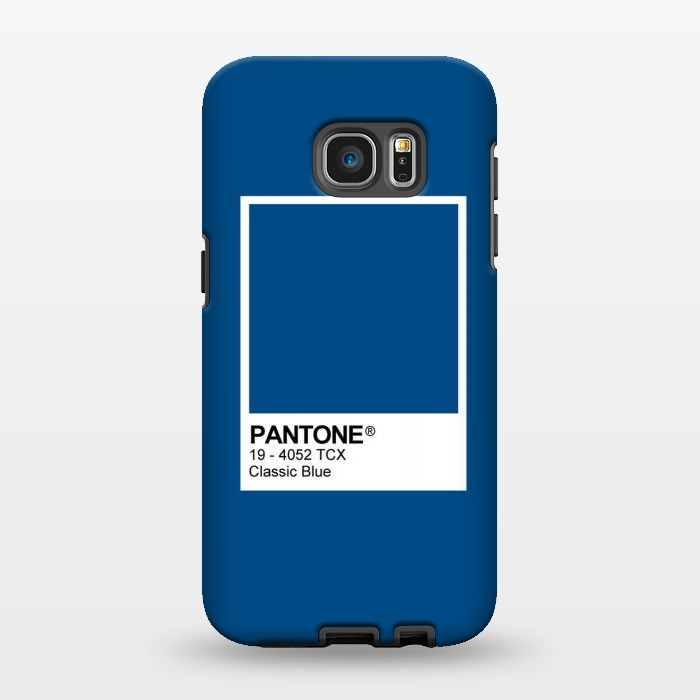 Galaxy S7 EDGE StrongFit Pantone Blue Trendy colour by Martina