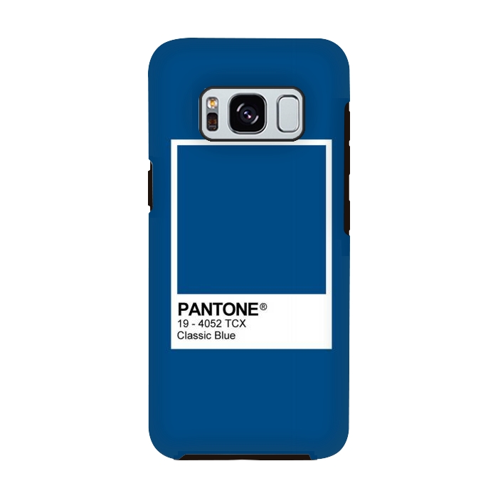 Galaxy S8 StrongFit Pantone Blue Trendy colour by Martina