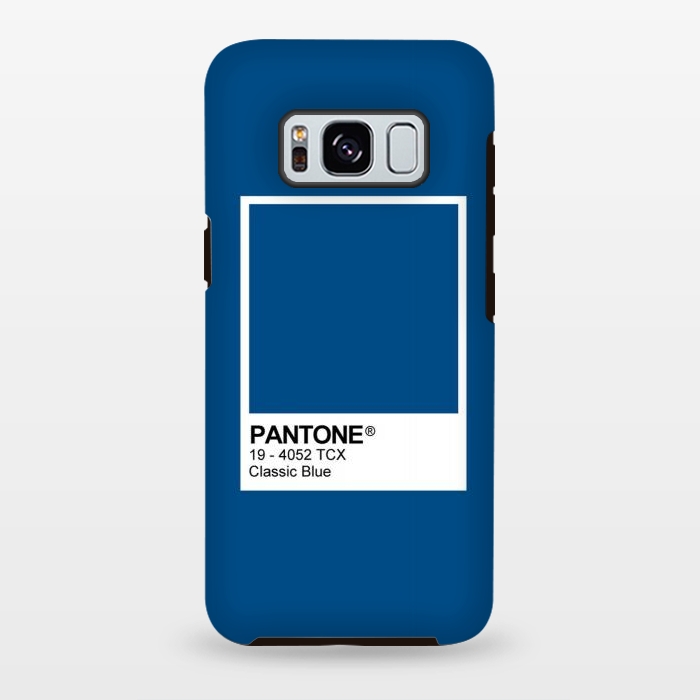 Galaxy S8 plus StrongFit Pantone Blue Trendy colour by Martina