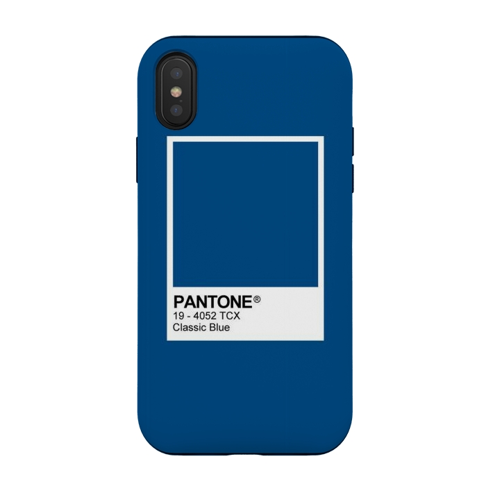 iPhone Xs / X StrongFit Pantone Blue Trendy colour by Martina