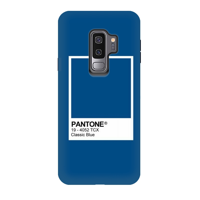 Galaxy S9 plus StrongFit Pantone Blue Trendy colour by Martina