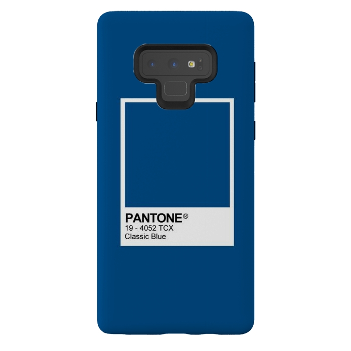 Galaxy Note 9 StrongFit Pantone Blue Trendy colour by Martina
