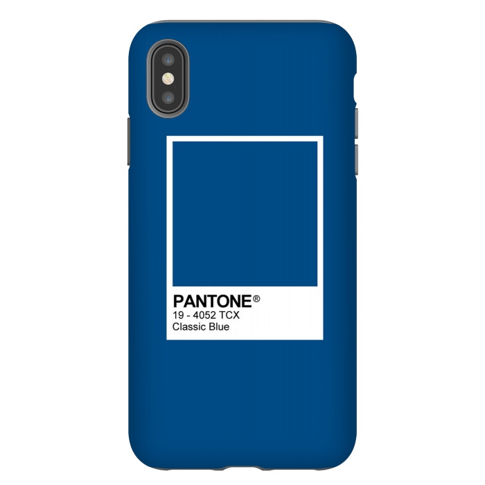 iPhone Xs Max StrongFit Pantone Blue Trendy colour by Martina