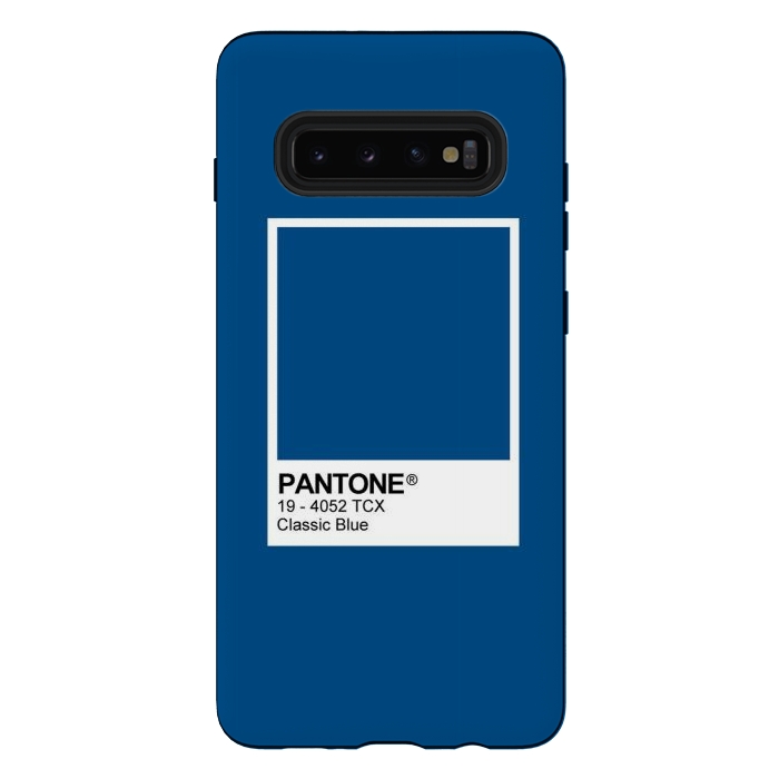 Galaxy S10 plus StrongFit Pantone Blue Trendy colour by Martina