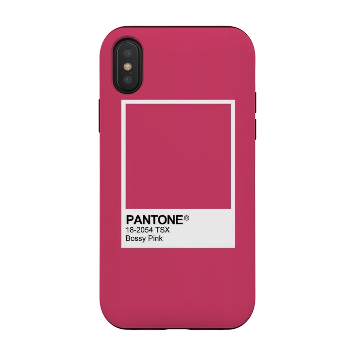 iPhone Xs / X StrongFit Pantone Pink Trendy color by Martina