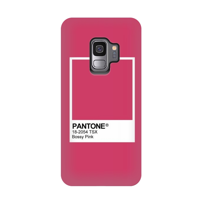 Galaxy S9 StrongFit Pantone Pink Trendy color by Martina
