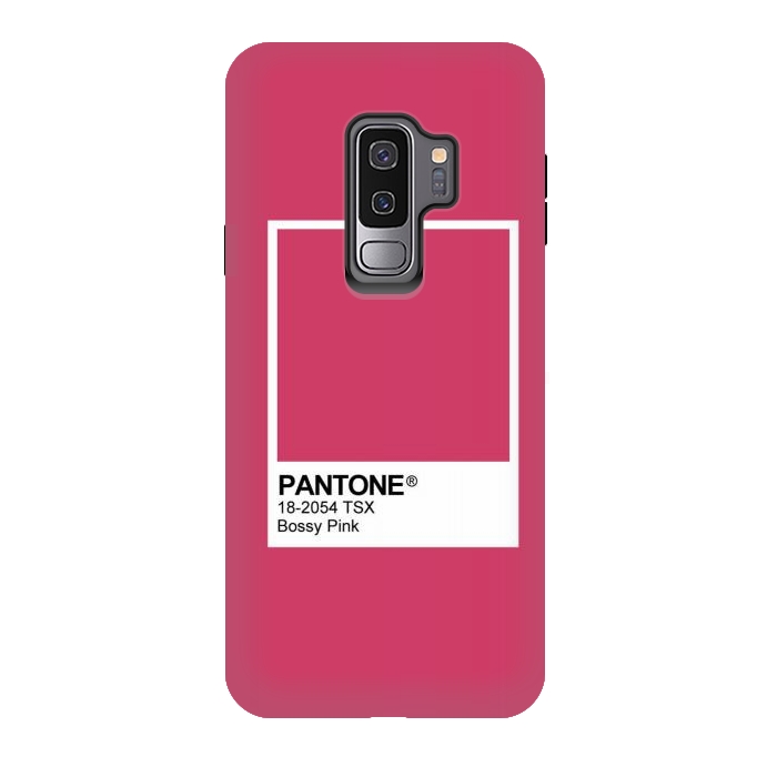 Galaxy S9 plus StrongFit Pantone Pink Trendy color by Martina