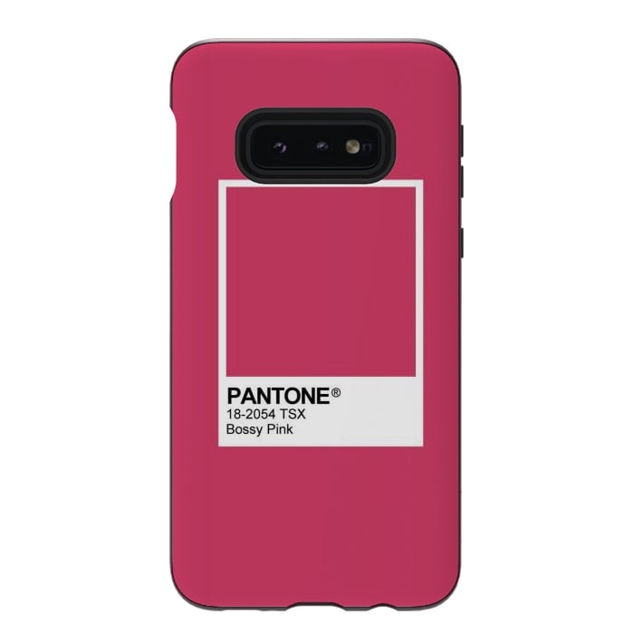 Galaxy S10e StrongFit Pantone Pink Trendy color by Martina