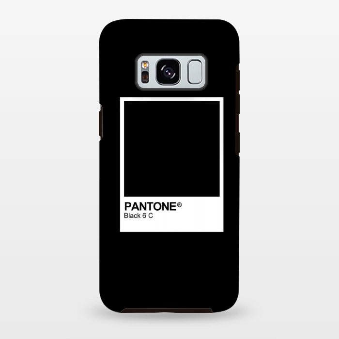 Galaxy S8 plus StrongFit Pantone Black Trendy color by Martina