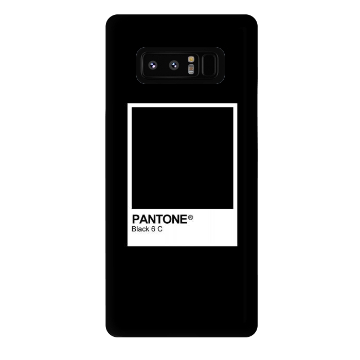 Galaxy Note 8 StrongFit Pantone Black Trendy color by Martina