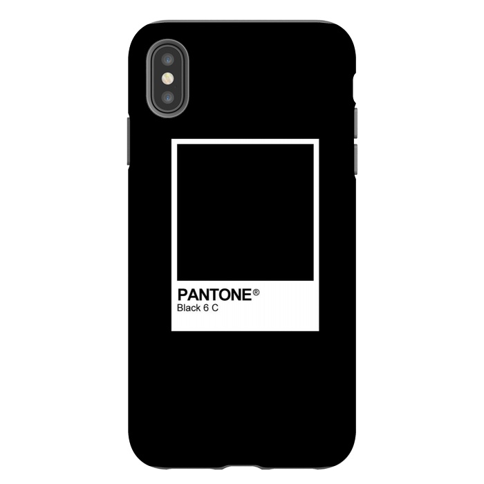 iPhone Xs Max StrongFit Pantone Black Trendy color by Martina