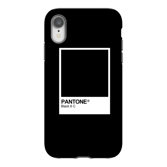 iPhone Xr StrongFit Pantone Black Trendy color by Martina
