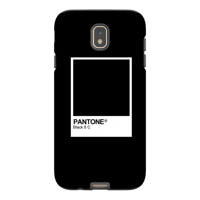 Galaxy J7 StrongFit Pantone Black Trendy color by Martina