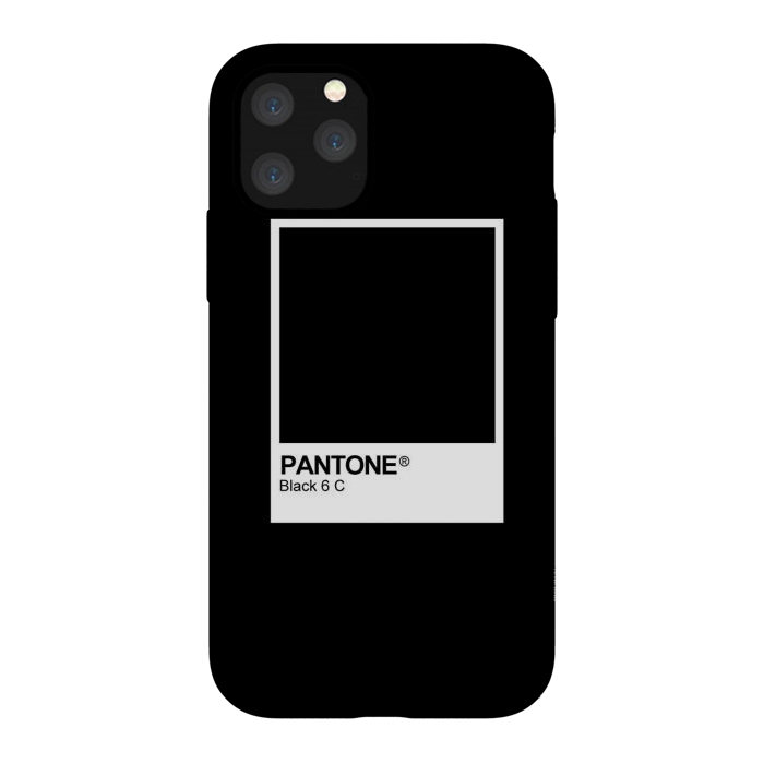 iPhone 11 Pro StrongFit Pantone Black Trendy color by Martina
