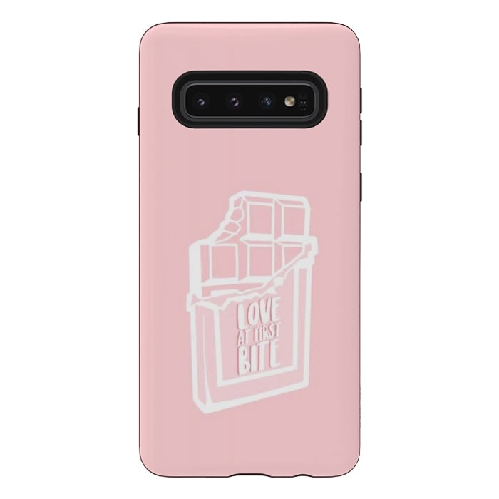 Galaxy S10 StrongFit Love at first bite by Jms