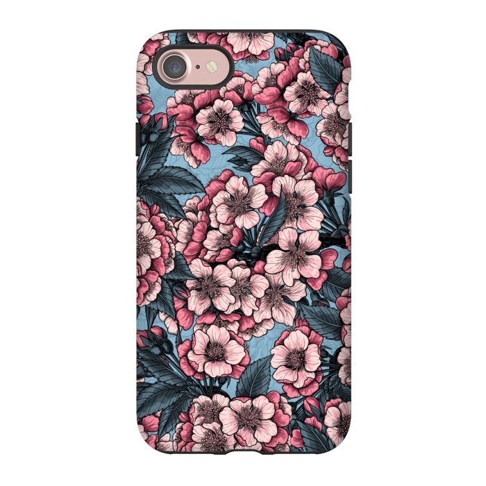 iPhone 7 StrongFit Cherry blossom by Katerina Kirilova
