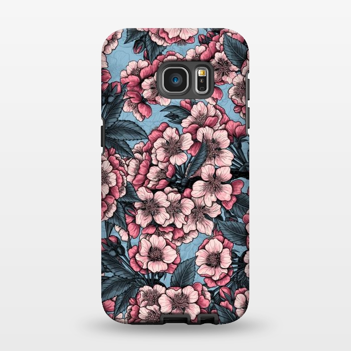 Galaxy S7 EDGE StrongFit Cherry blossom by Katerina Kirilova