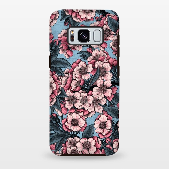 Galaxy S8 plus StrongFit Cherry blossom by Katerina Kirilova