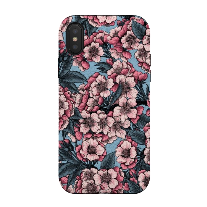 iPhone Xs / X StrongFit Cherry blossom by Katerina Kirilova