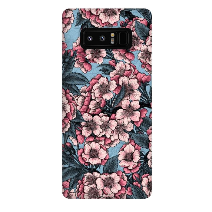 Galaxy Note 8 StrongFit Cherry blossom by Katerina Kirilova