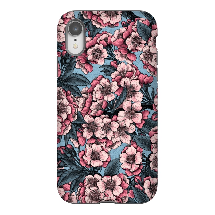 iPhone Xr StrongFit Cherry blossom by Katerina Kirilova