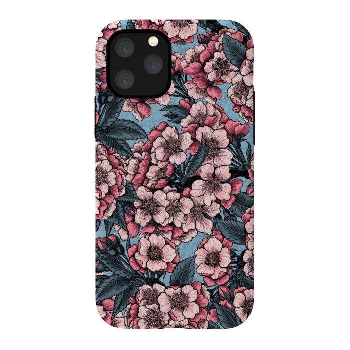 iPhone 11 Pro StrongFit Cherry blossom by Katerina Kirilova