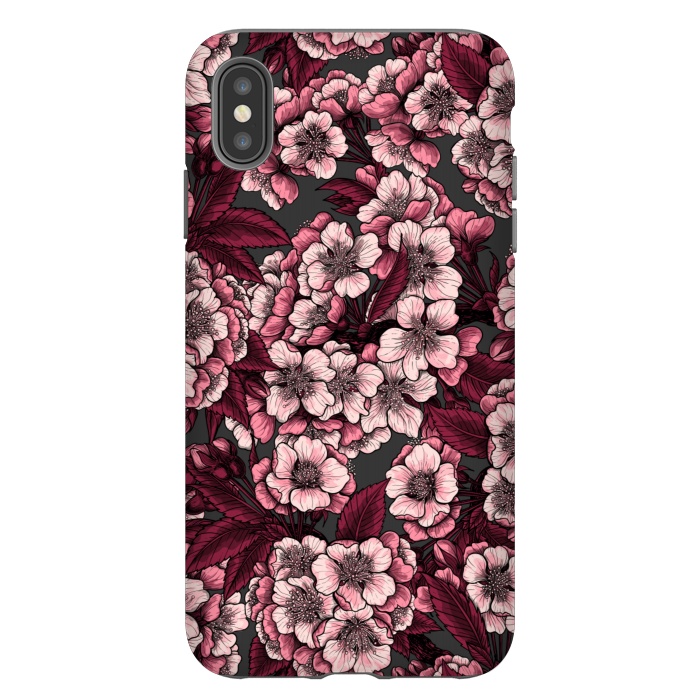 iPhone Xs Max StrongFit Cherry blossom 2 by Katerina Kirilova