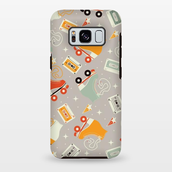 Galaxy S8 plus StrongFit Roller skates pattern 06 by Jelena Obradovic