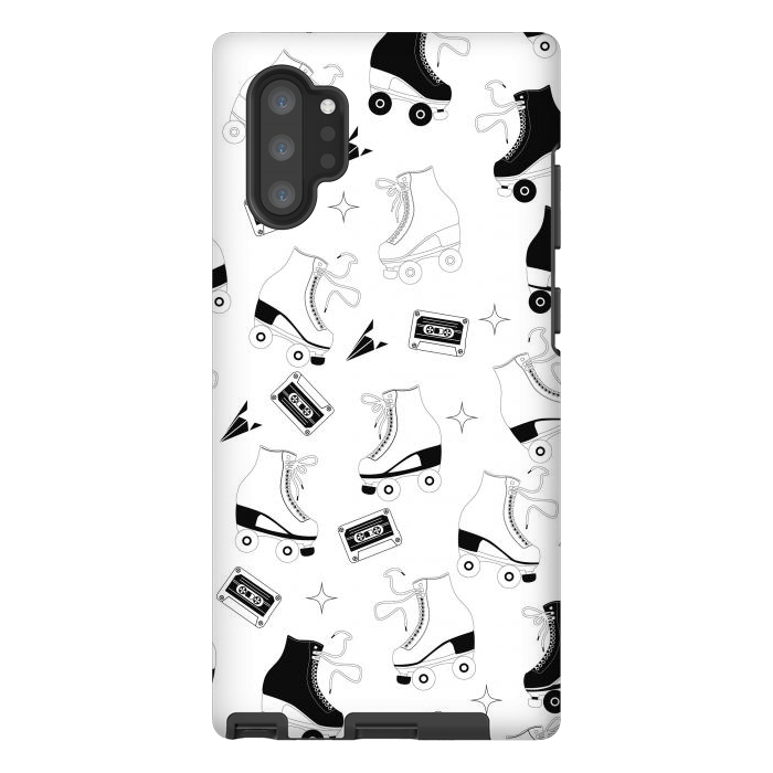 Galaxy Note 10 plus StrongFit Roller skates pattern 07 by Jelena Obradovic