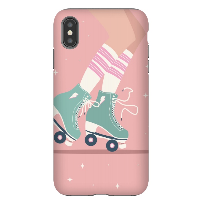 iPhone Xs Max StrongFit Roller skates 01 by Jelena Obradovic