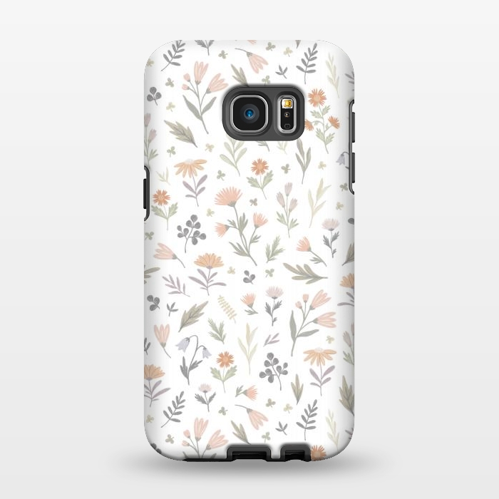 Galaxy S7 EDGE StrongFit gentle flora by Alena Ganzhela