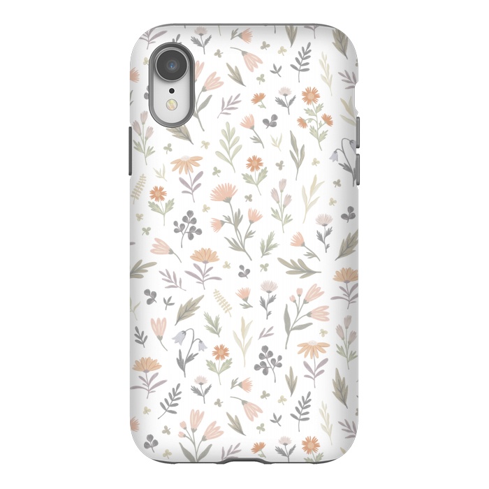 iPhone Xr StrongFit gentle flora by Alena Ganzhela