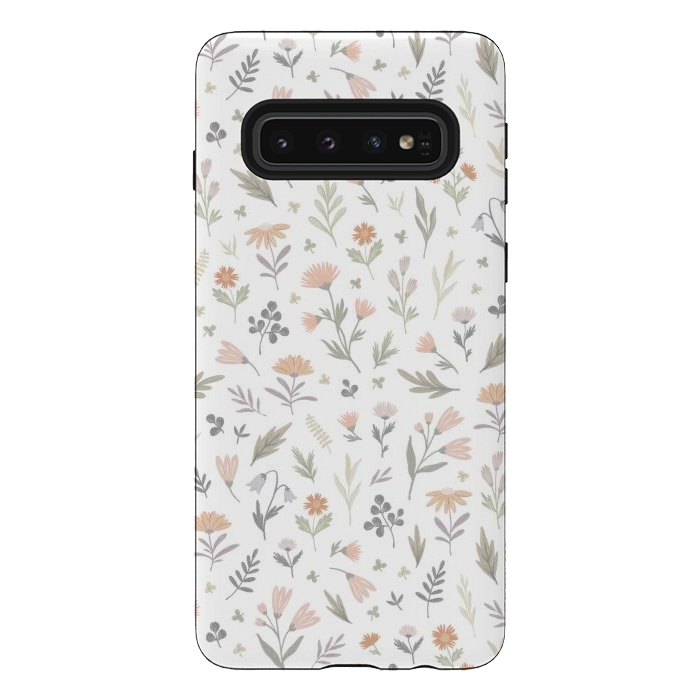 Galaxy S10 StrongFit gentle flora by Alena Ganzhela