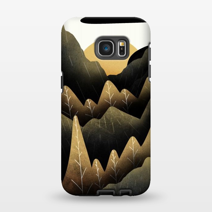 Galaxy S7 EDGE StrongFit The golden land by Steve Wade (Swade)