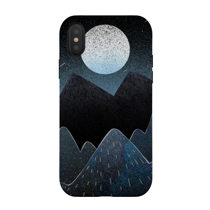 iPhone Xs / X StrongFit Midnight blues by Steve Wade (Swade)