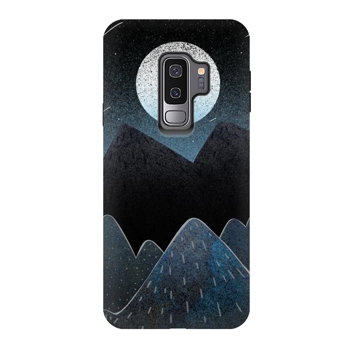 Galaxy S9 plus StrongFit Midnight blues by Steve Wade (Swade)