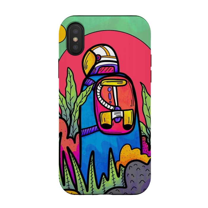 iPhone Xs / X StrongFit A strange forest  by Steve Wade (Swade)