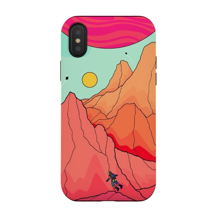 iPhone Xs / X StrongFit A desert world by Steve Wade (Swade)