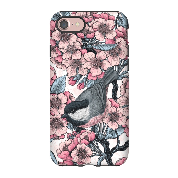 iPhone 7 StrongFit Chickadee garden 2 by Katerina Kirilova