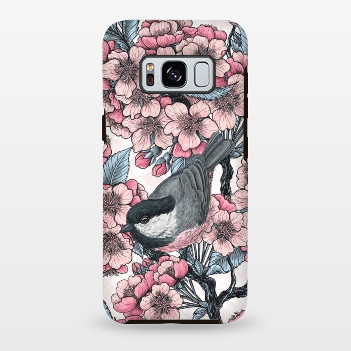 Galaxy S8 plus StrongFit Chickadee garden 2 by Katerina Kirilova