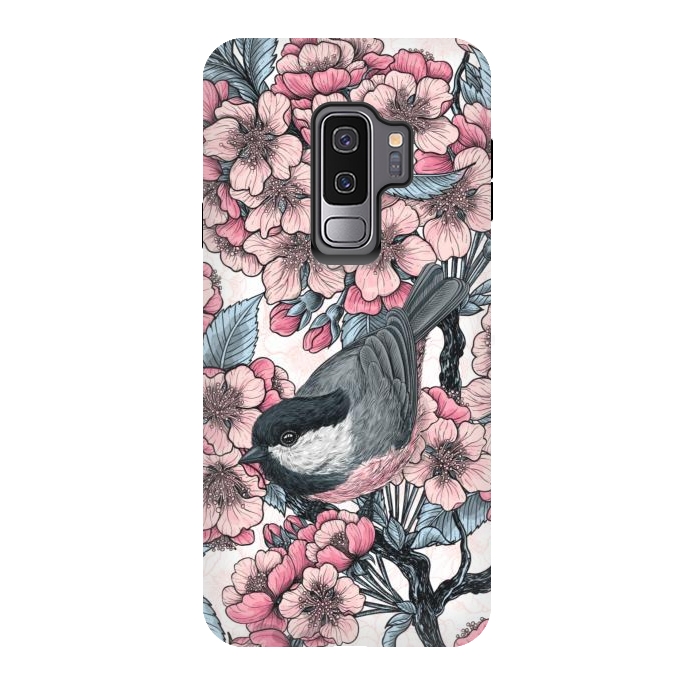 Galaxy S9 plus StrongFit Chickadee garden 2 by Katerina Kirilova