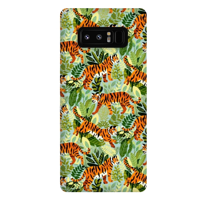 Galaxy Note 8 StrongFit Bright Bangel Tiger Jungle  by Tigatiga