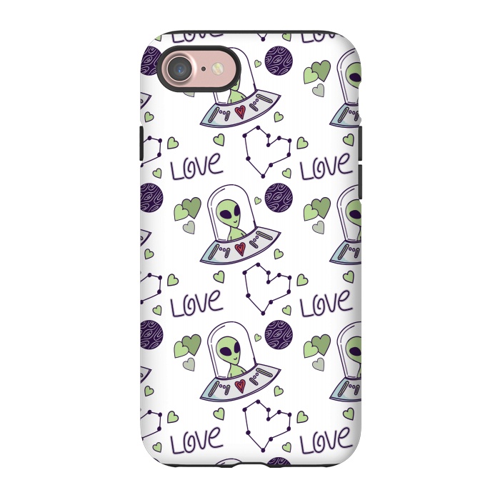 iPhone 7 StrongFit cool space love by MALLIKA