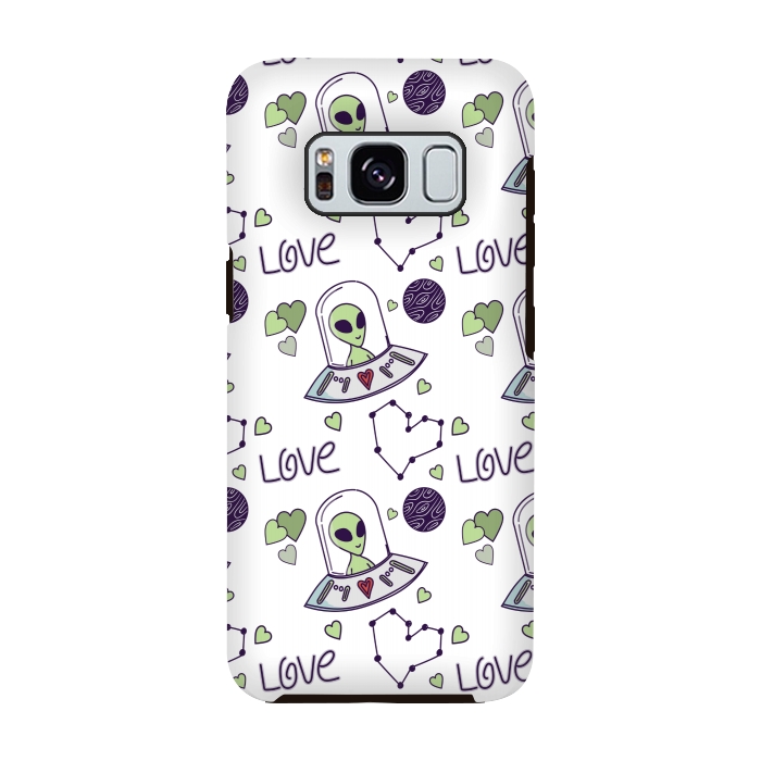 Galaxy S8 StrongFit cool space love by MALLIKA