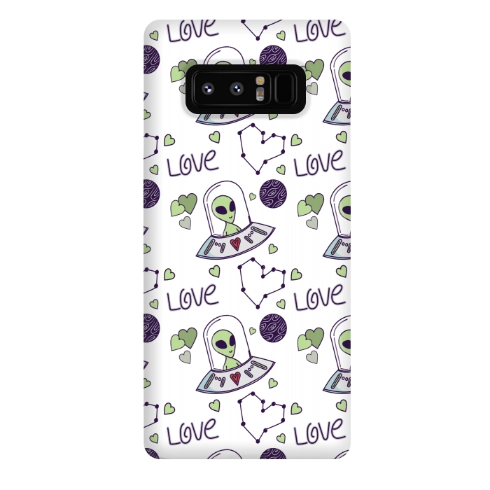 Galaxy Note 8 StrongFit cool space love by MALLIKA