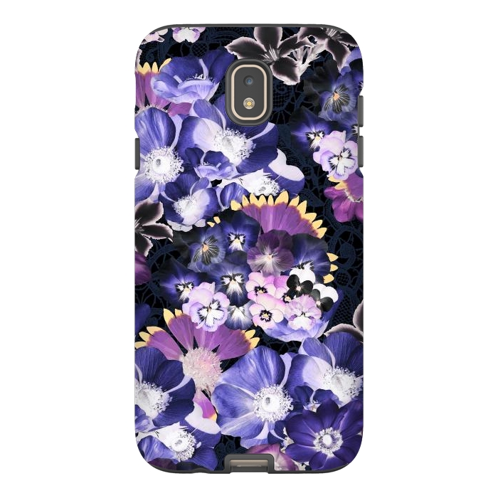 Galaxy J7 StrongFit Purple flowers collage by Oana 